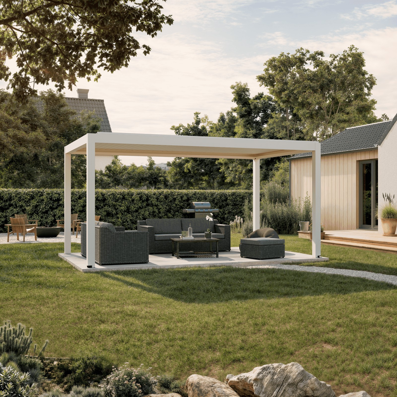 Pergola Ancora ohne Senkrechtmarkise