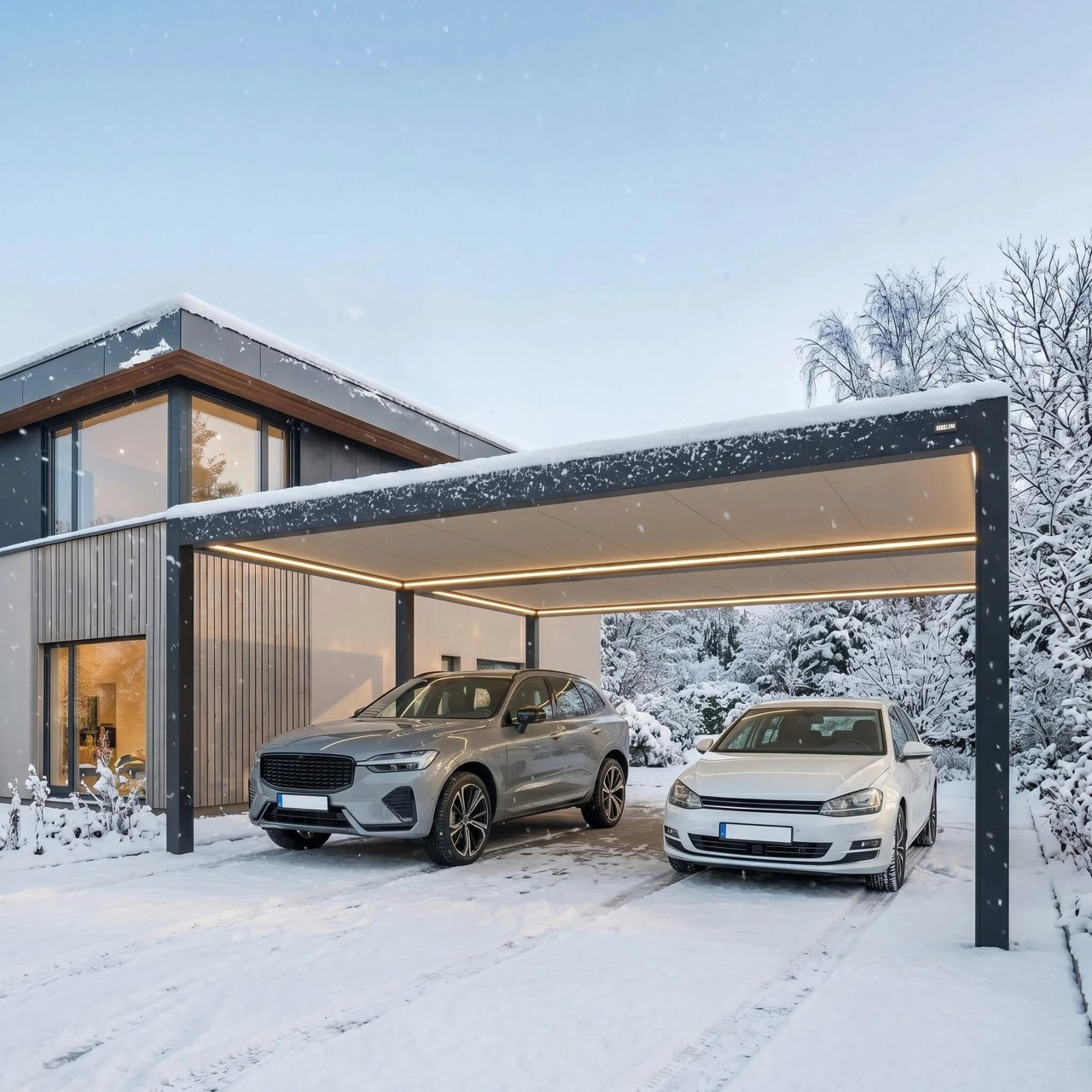 mit Carport
