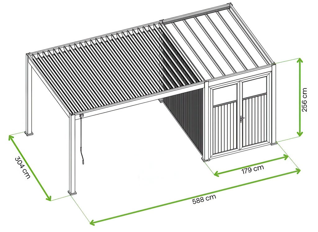 Bioklimatska pergola Ambris