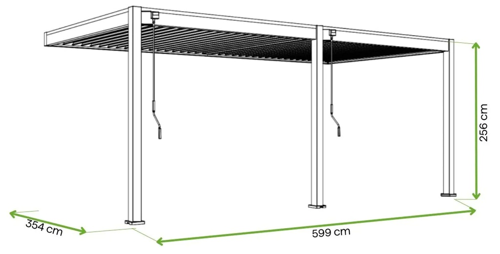 Bioklimatska pergola Antares