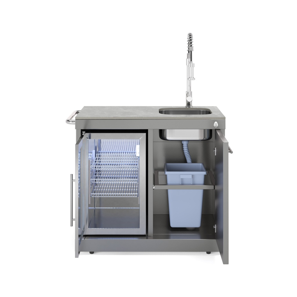 Modul Empire COOL-CLEAN hladilnik + korito (siv) 03