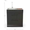Connect Sink Unit - Modul z umivalnikom za letno kuhinjo 1