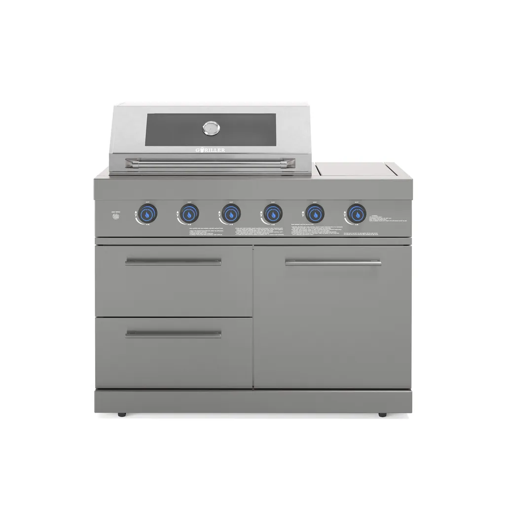 Modul Empire gázgrill 6 égős (szürke)