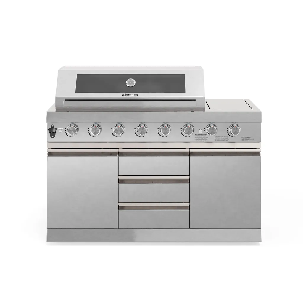 Modulo grill a gas Silverback (8 fuochi)