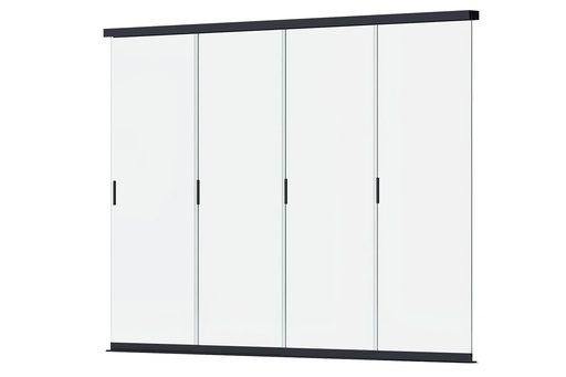 Skjutbar glasvägg (2.65m)
