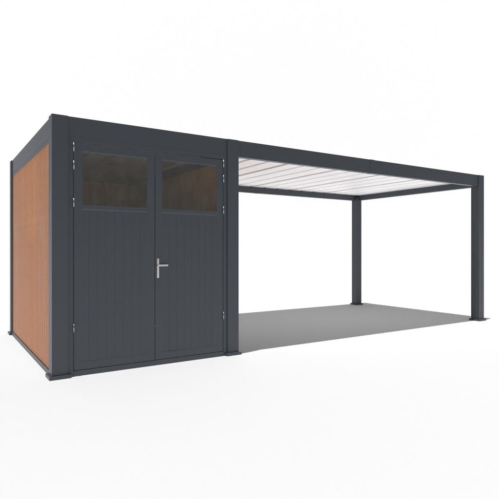 Posto auto coperto Alusan