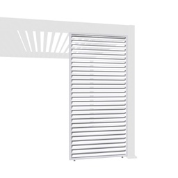 Horizontalna lamelna stranica (0.93m, White, Fixed)