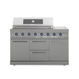 [MOD-EMP-GRILL-8G] Modul Empire plinski žar 8 gorilnikov (siv)