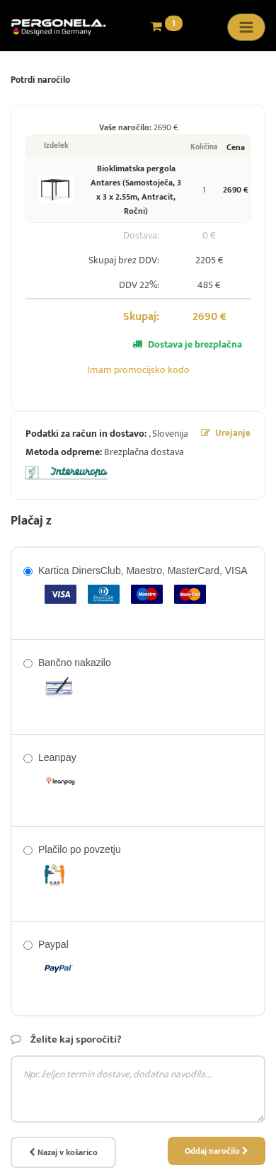 Payment - Mobile